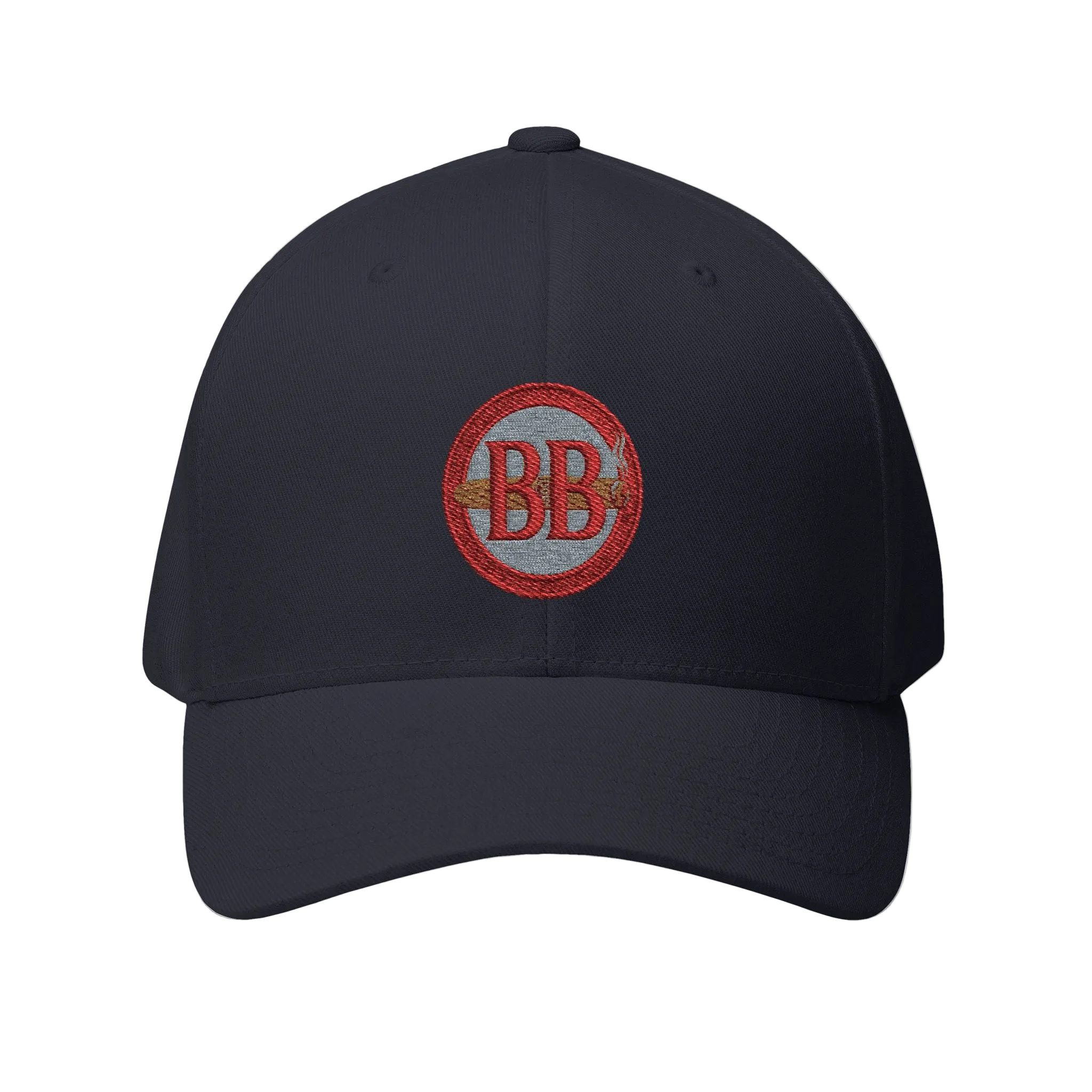 Red BB Stitch FlexFit Hat