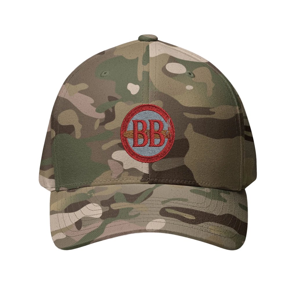 Red BB Stitch FlexFit Hat