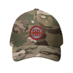Red BB Stitch FlexFit Hat