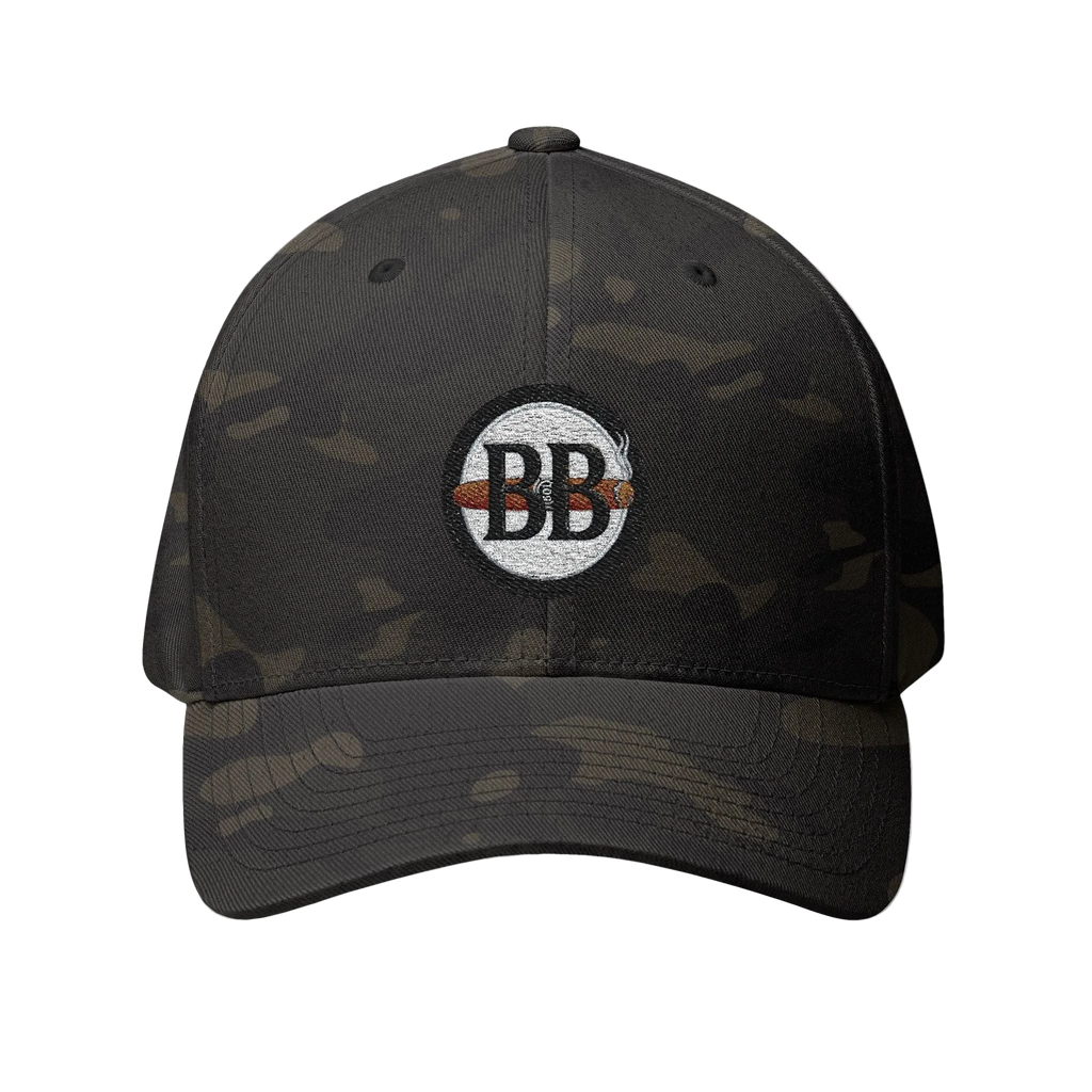 Black BB Stitch FlexFit Hat