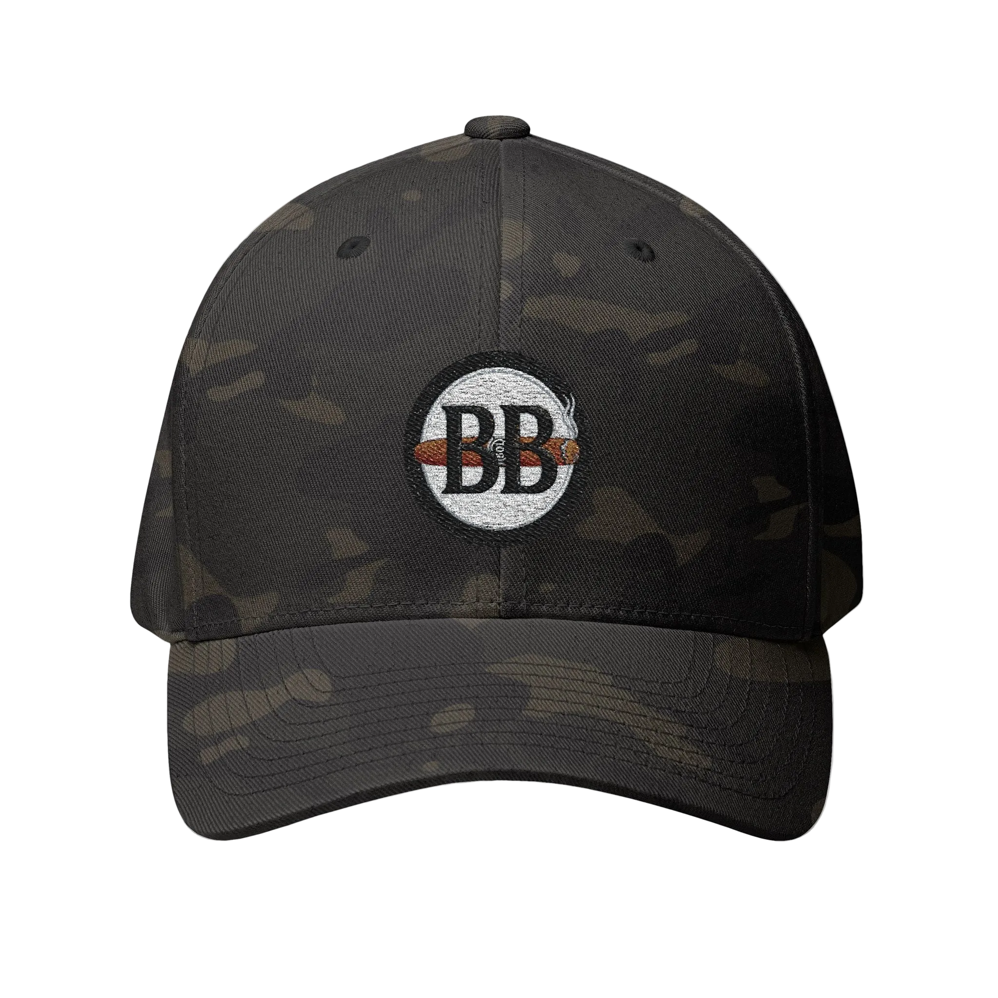 Black BB Stitch FlexFit Hat