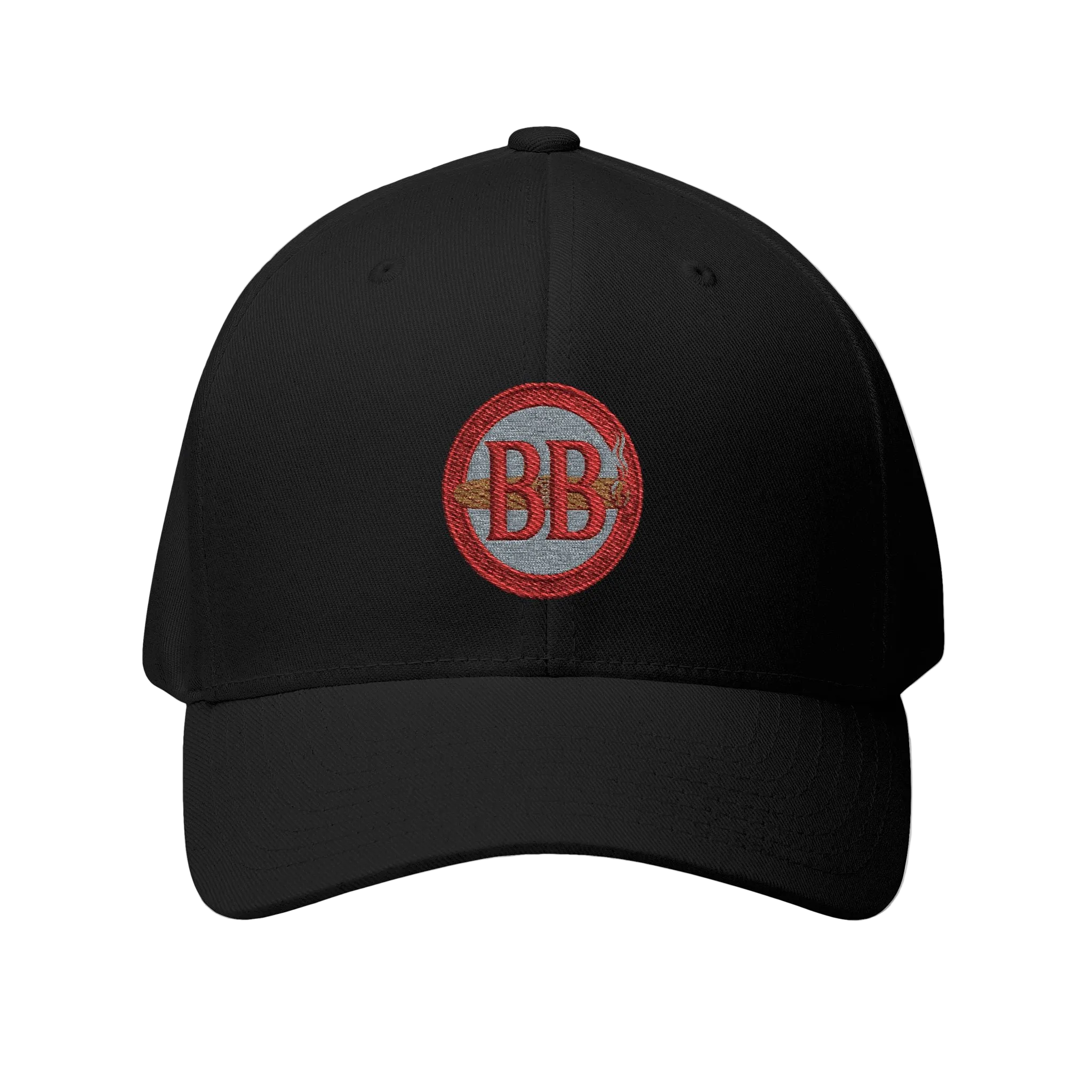 Red BB Stitch FlexFit Hat