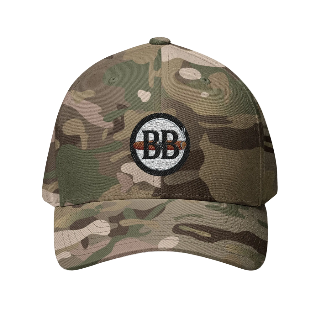 Black BB Stitch FlexFit Hat