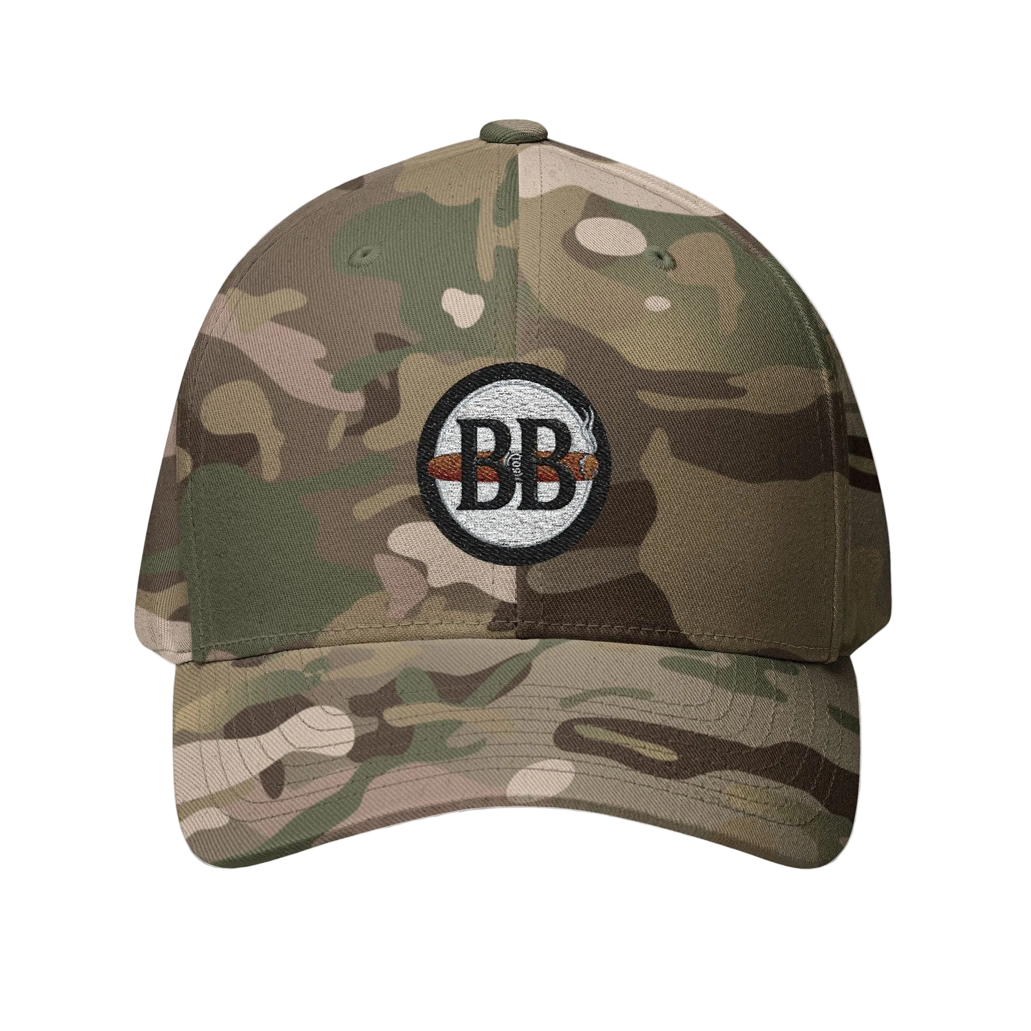 Black BB Stitch FlexFit Hat