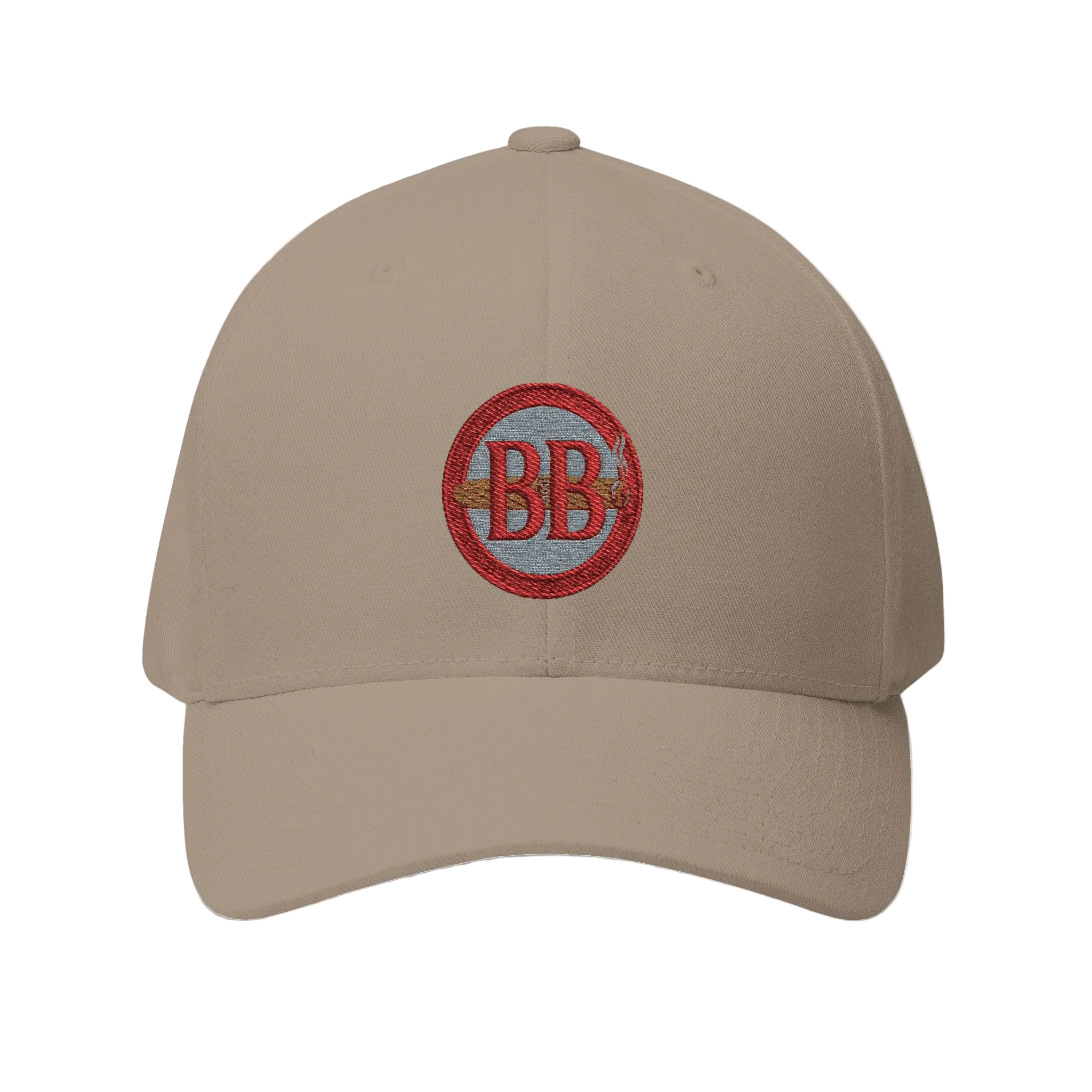 Red BB Stitch FlexFit Hat