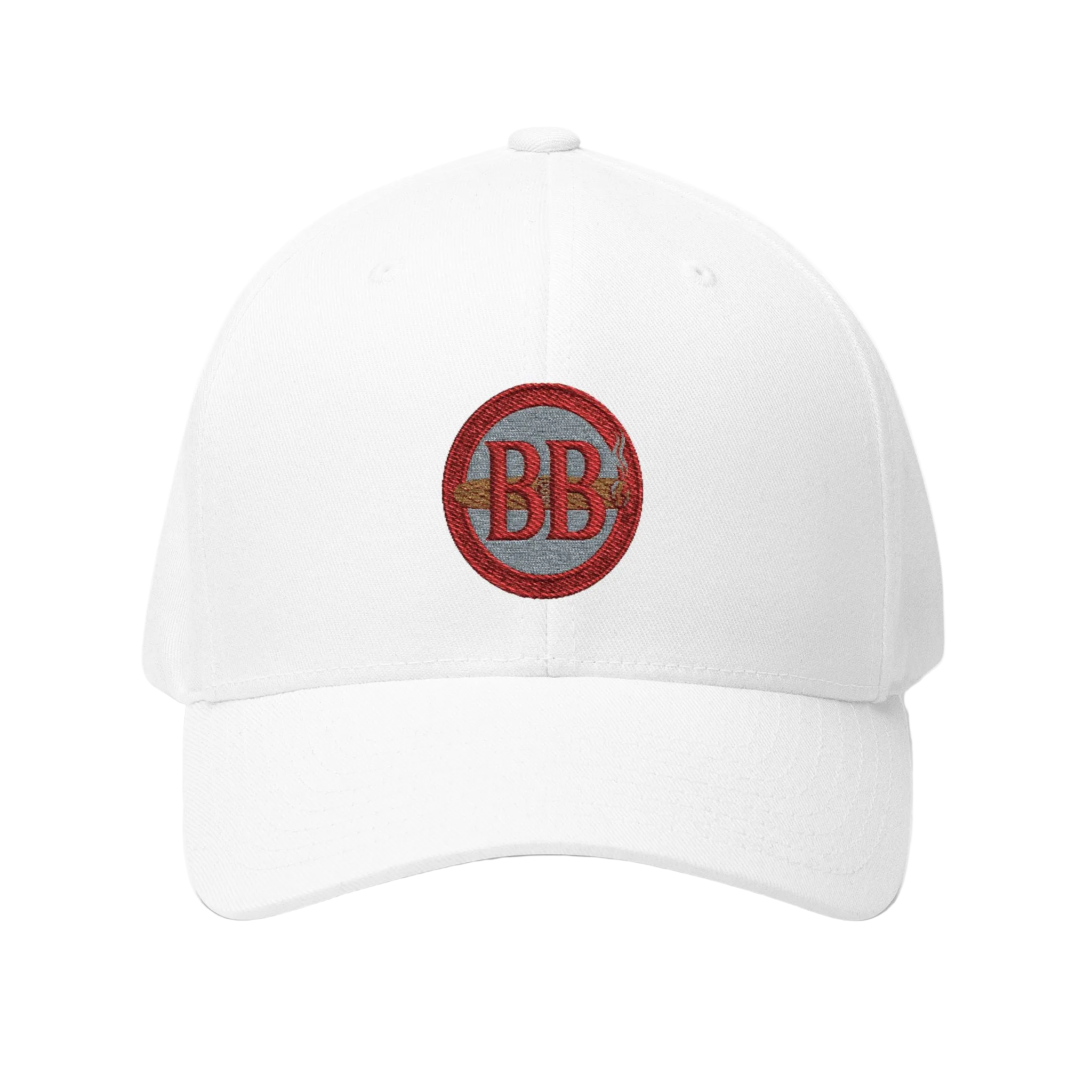 Red BB Stitch FlexFit Hat