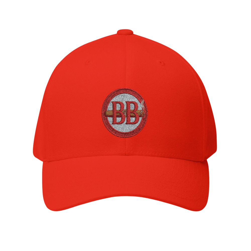 Red BB Stitch FlexFit Hat