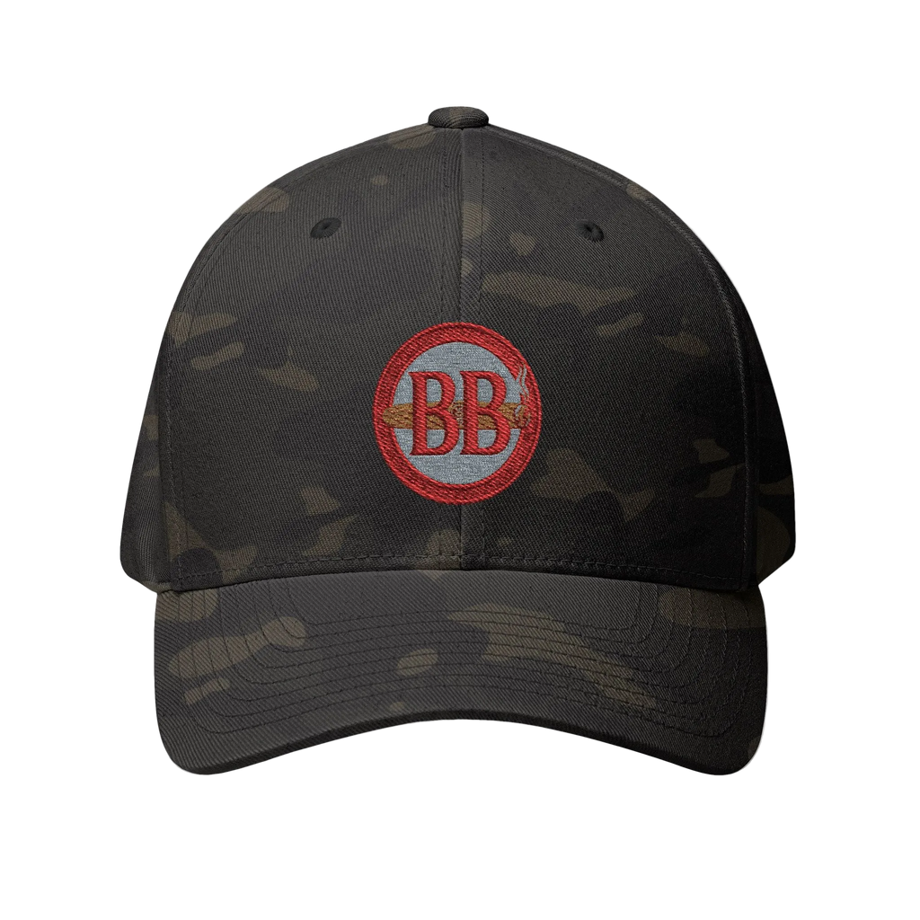 Red BB Stitch FlexFit Hat